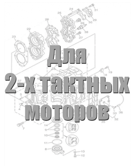 Запчасти для 2-х тактных моторов Sea-Pro