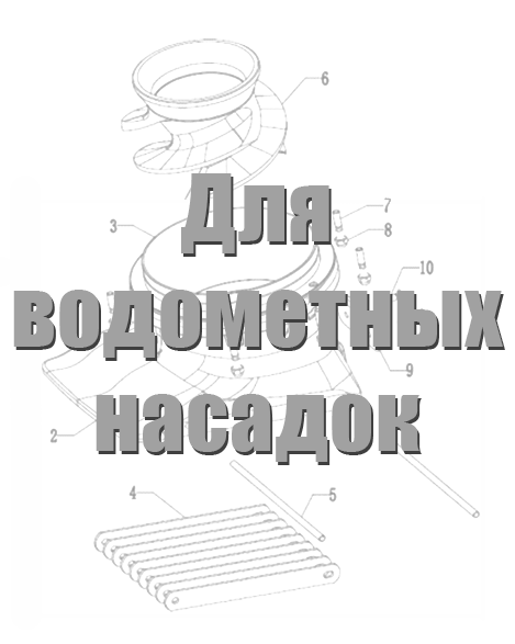 Запчасти для водометов
